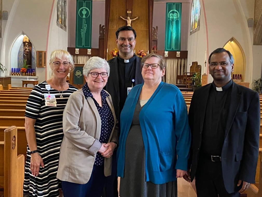 st. charles hospital pastoral care team