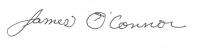 Jim O'Connor signature