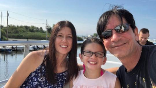 Lisa Rivas and family