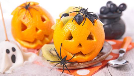 Halloween Fruit Cups