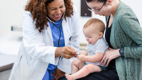 Baby and Pediatrician