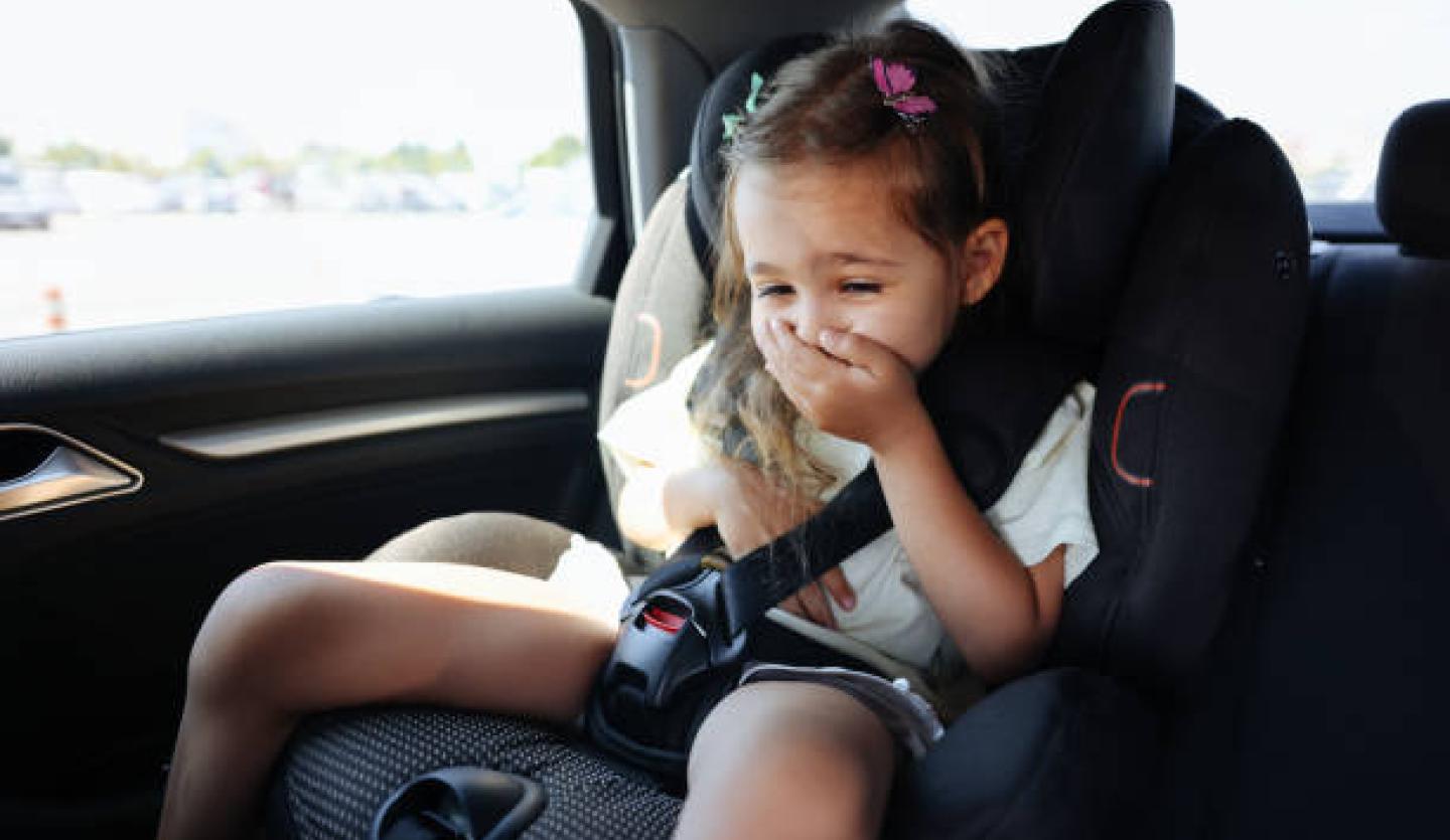 Child Experiencing Car Sickness