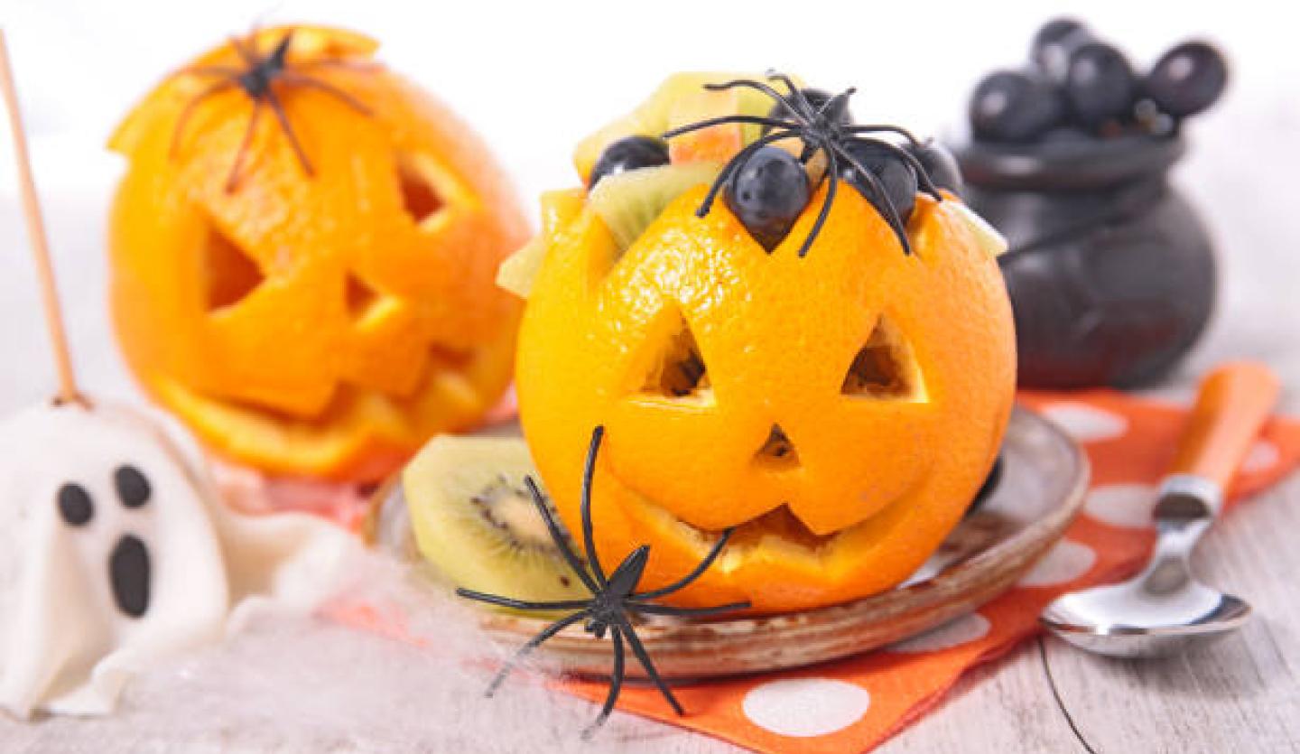 Halloween Fruit Cups