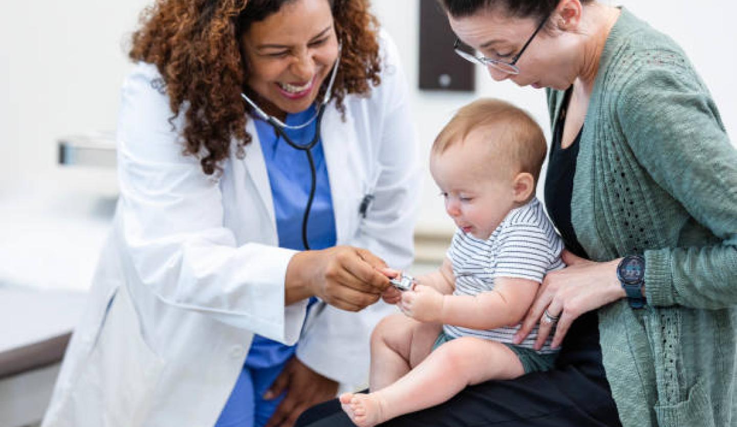 Baby and Pediatrician