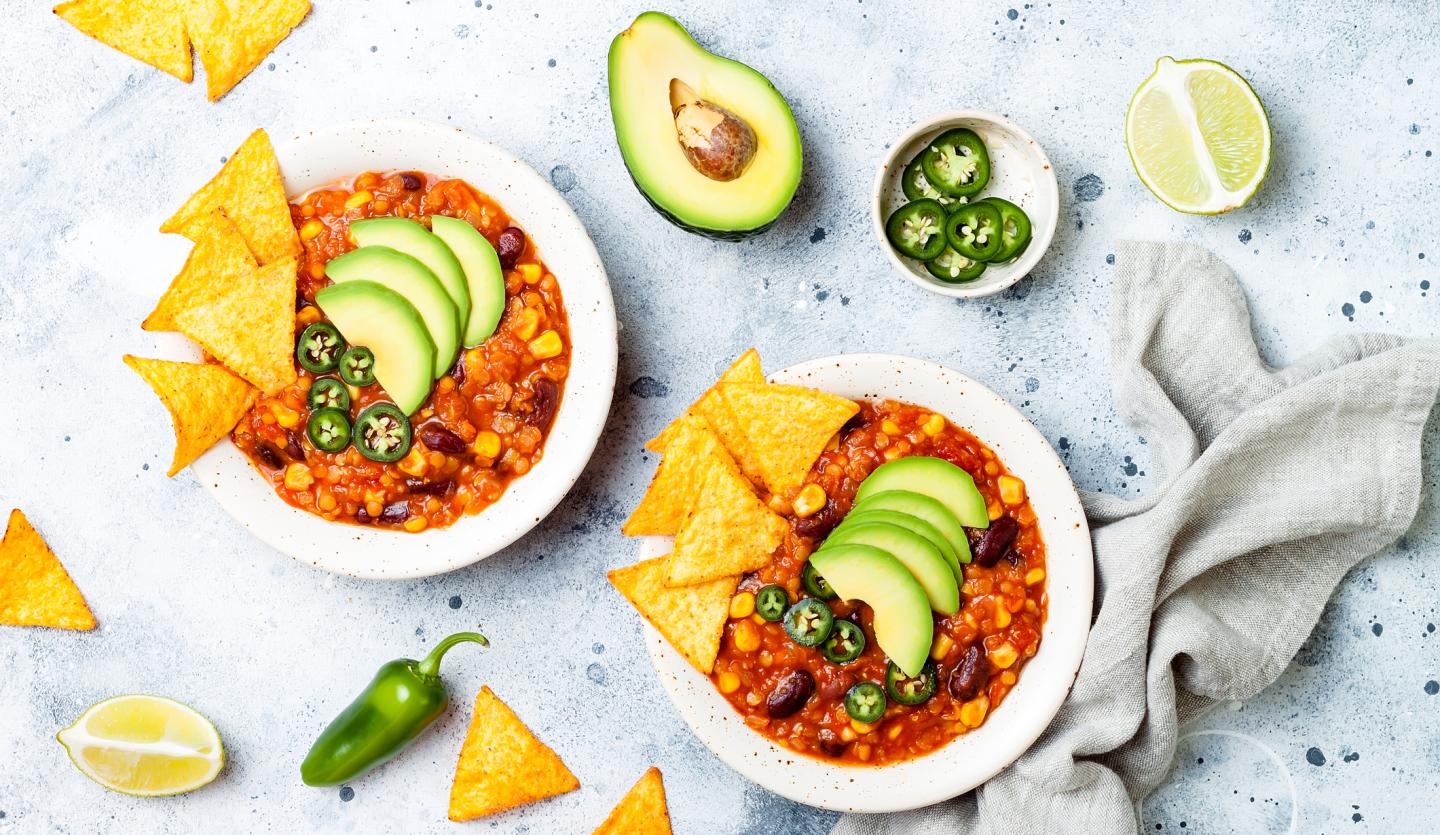 Crockpot Mexican Vegetarian Lentil Chili