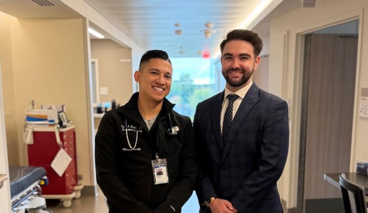 Zachary Stein and Dr. Medranda