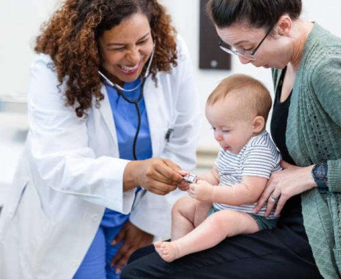 Baby and Pediatrician