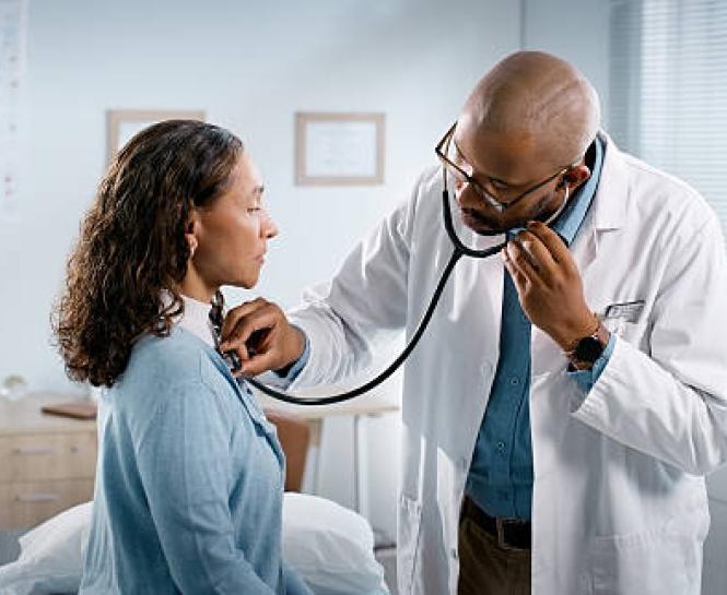 Afib patient and doctor