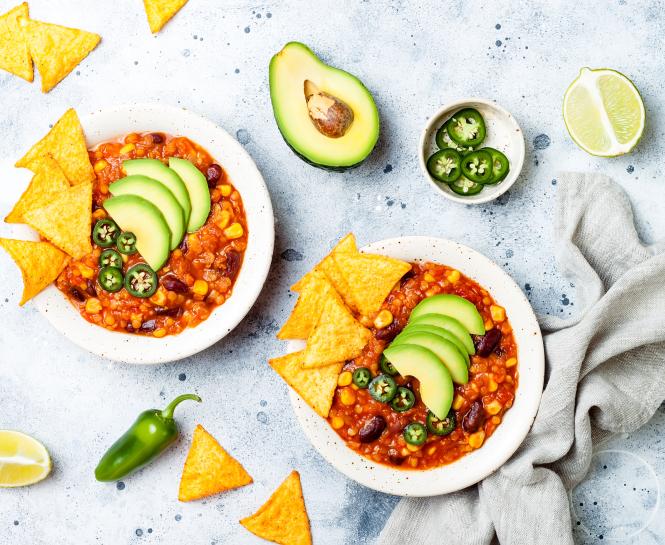 Crockpot Mexican Vegetarian Lentil Chili