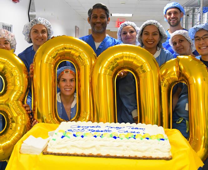 Celebration of 3000 robotic surgical procedures