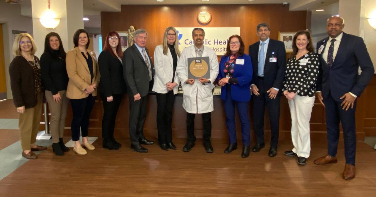 Catholic Health’s St. Charles Hospital Named a Center of Excellence in