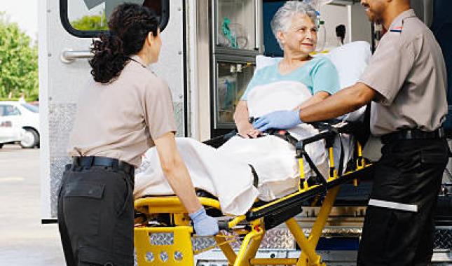 Ambulance with Patient