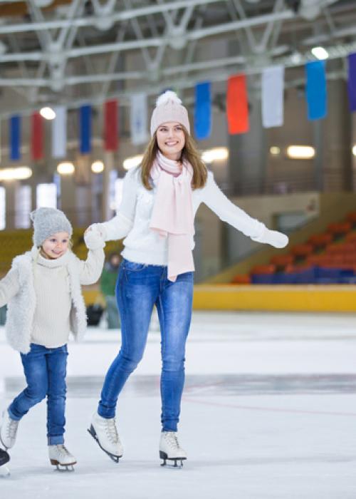 family ice skating